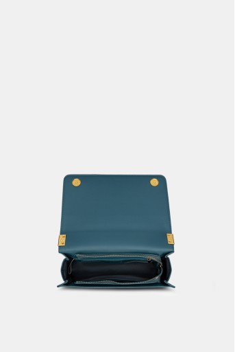 PS-SQFC1910043N3  Lavie X Payal Singhal Limited Edition Teal Anar Mor Print Women's Flap Sling bag
