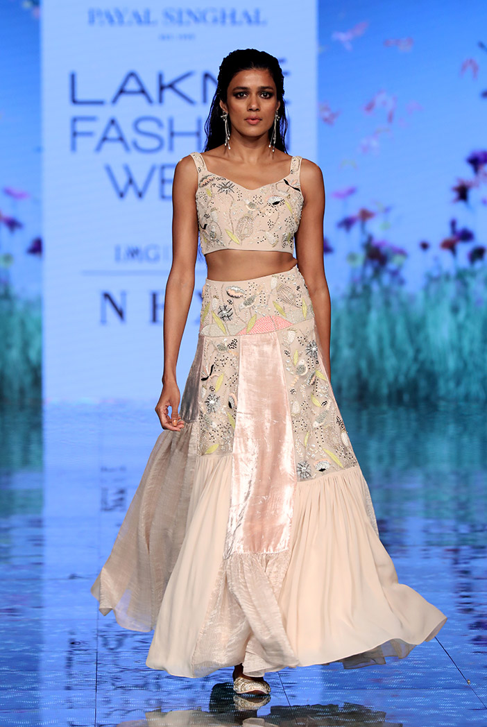 Stone Embroidered Lehenga Set Design by Payal Singhal at Pernia's Pop Up  Shop 2024