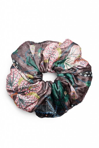 PS-SCR038  Set of 3 Assorted Velvet Scrunchies in Signature Prints