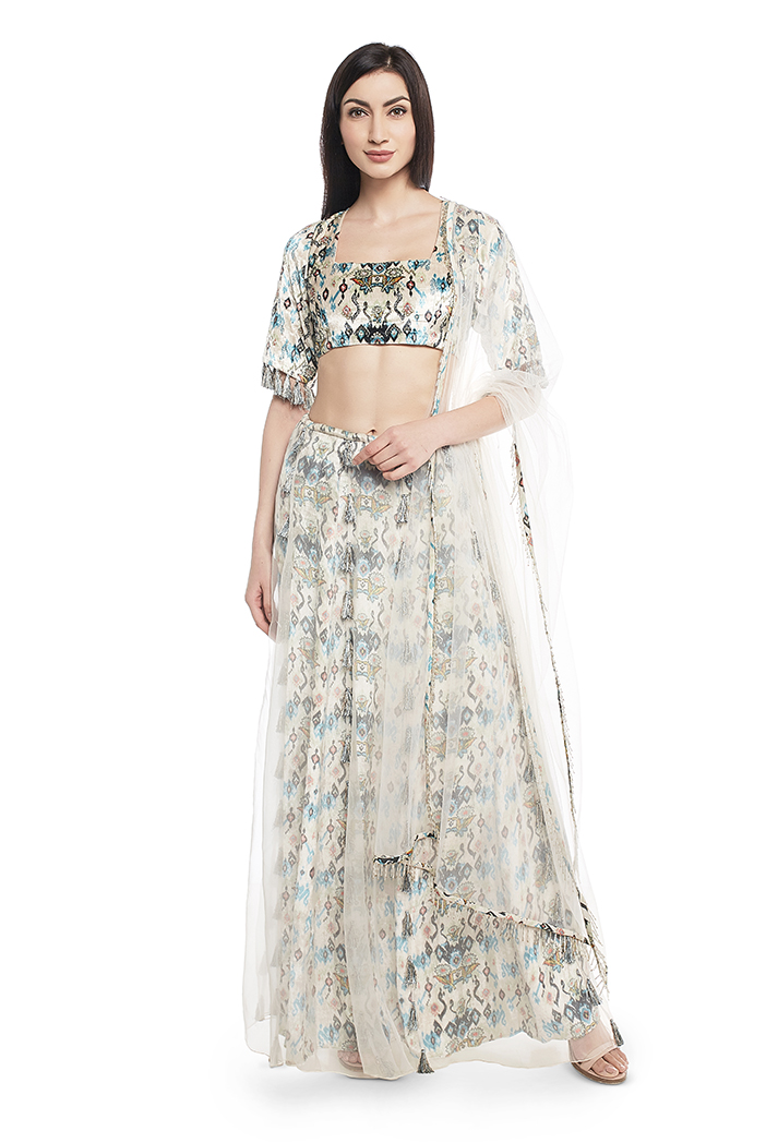 Glamorous Maroon zari and Sequins embroidered net Semi Stitched Lehenga  choli for bride - MEGHALYA - 3664887